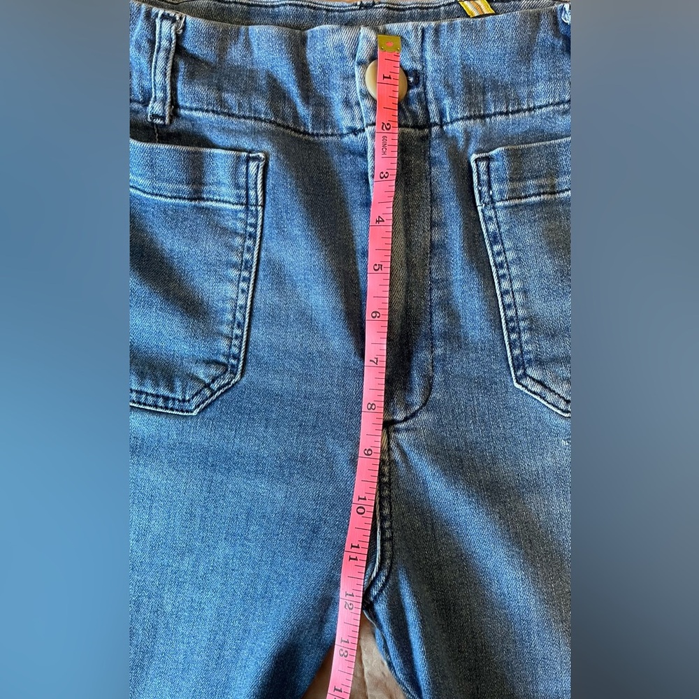 Anthropologie The Colette High Rise Wide leg cropped jean. - Picture 5 of 8